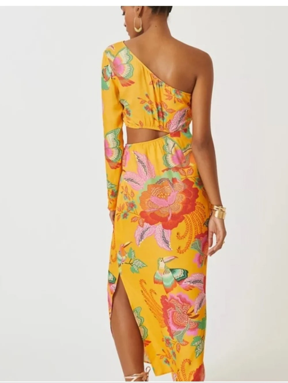 Farm Rio One-Shoulder Maxi Dress - Picture 5 of 7